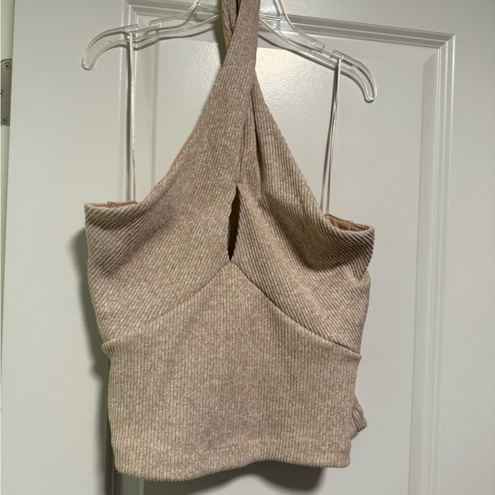 Banana Republic Ribbed Beige Camisole